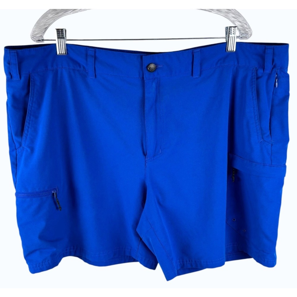 Magellan PRO Jacob Wheeler 2XL Fishing Shorts Mens Blue 7" Hybrid Angler Ripstop